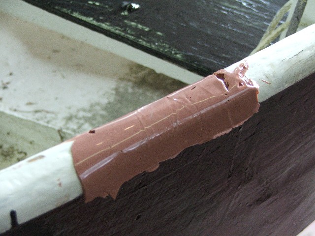 thick epoxy putty repair